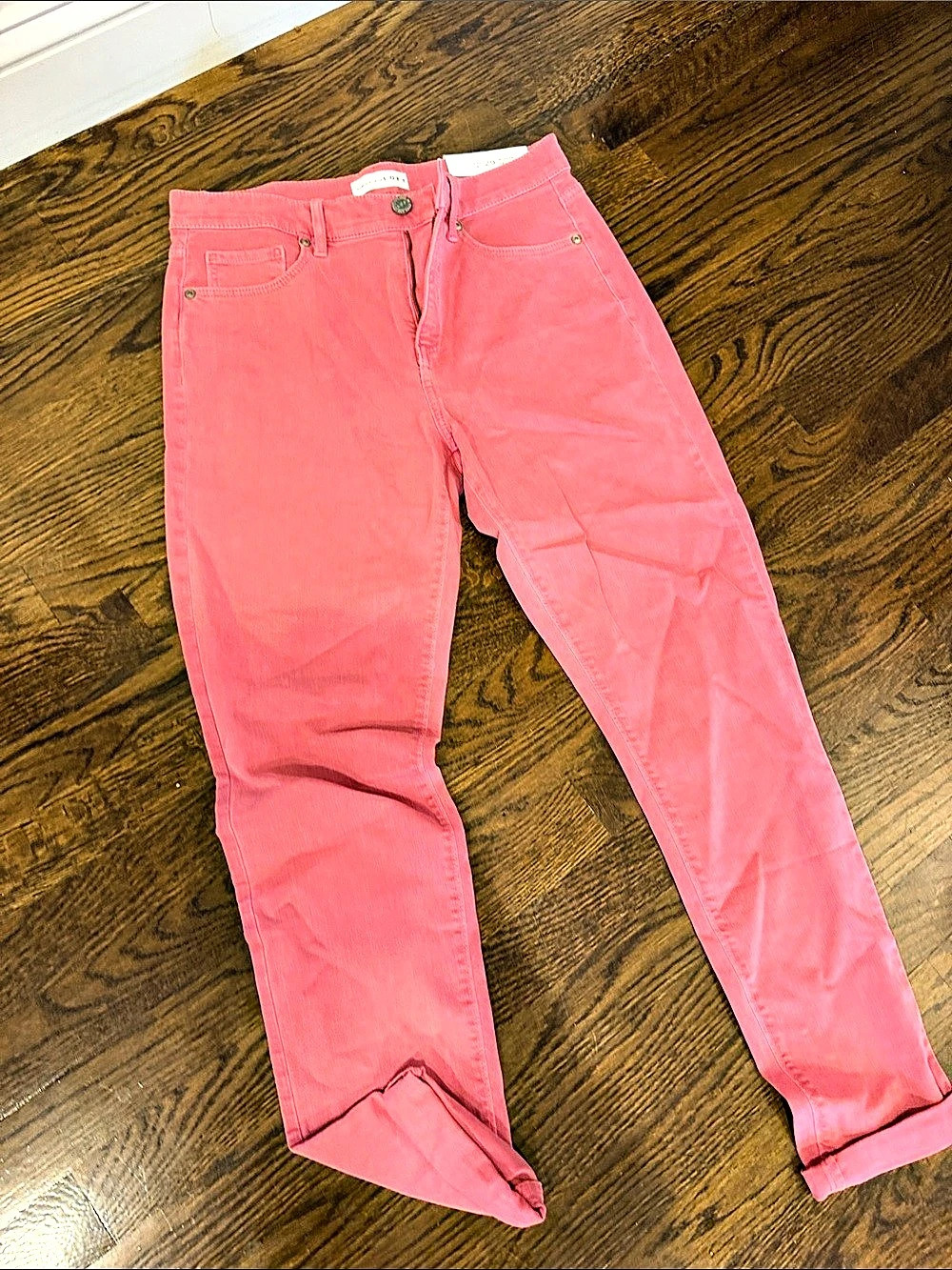 LOFT Modern Skinny Jeans Skinny Pants in Pink Waist 29